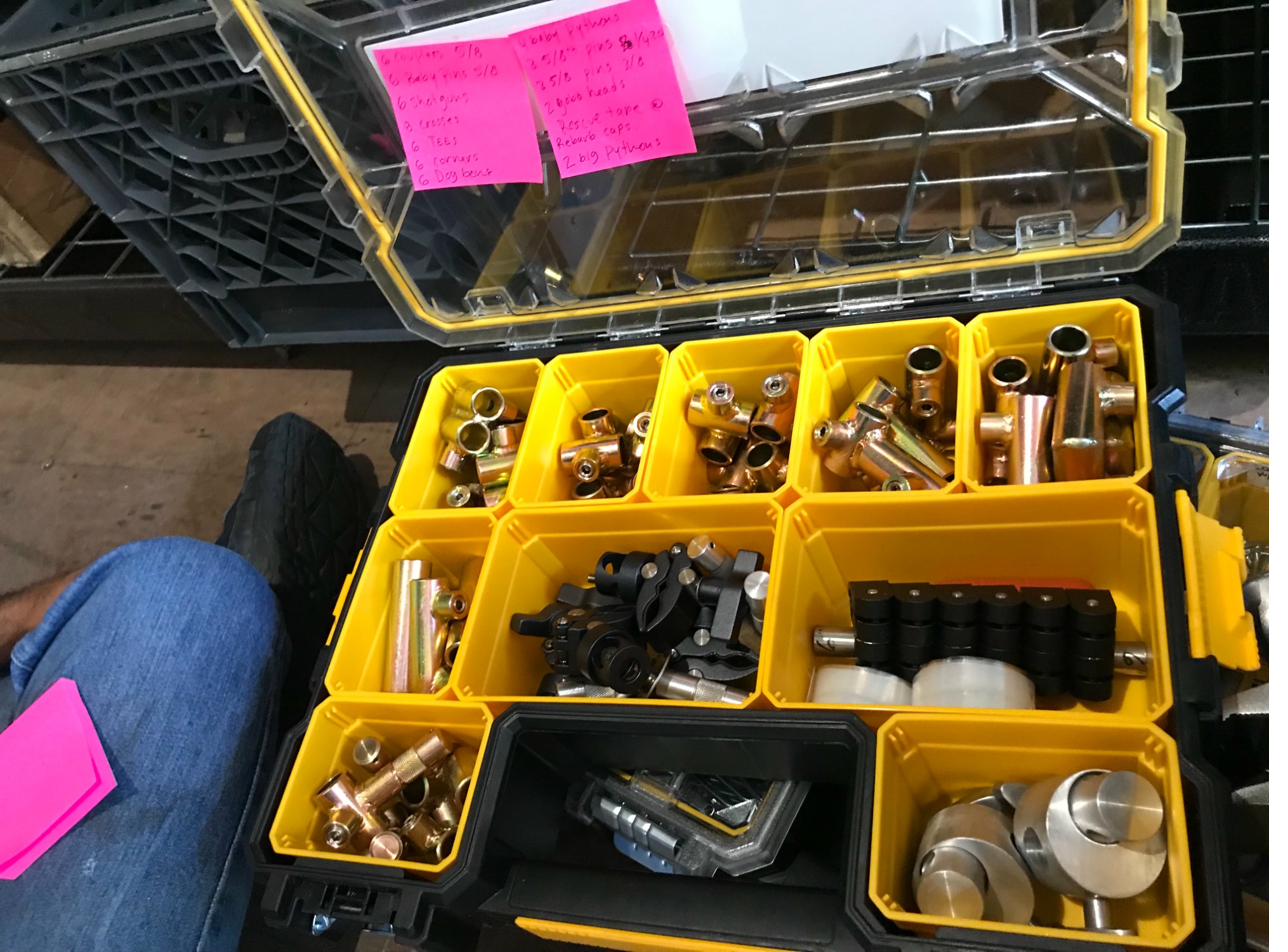 GoPro rigging equipment for Avatar's underwater reference camera work