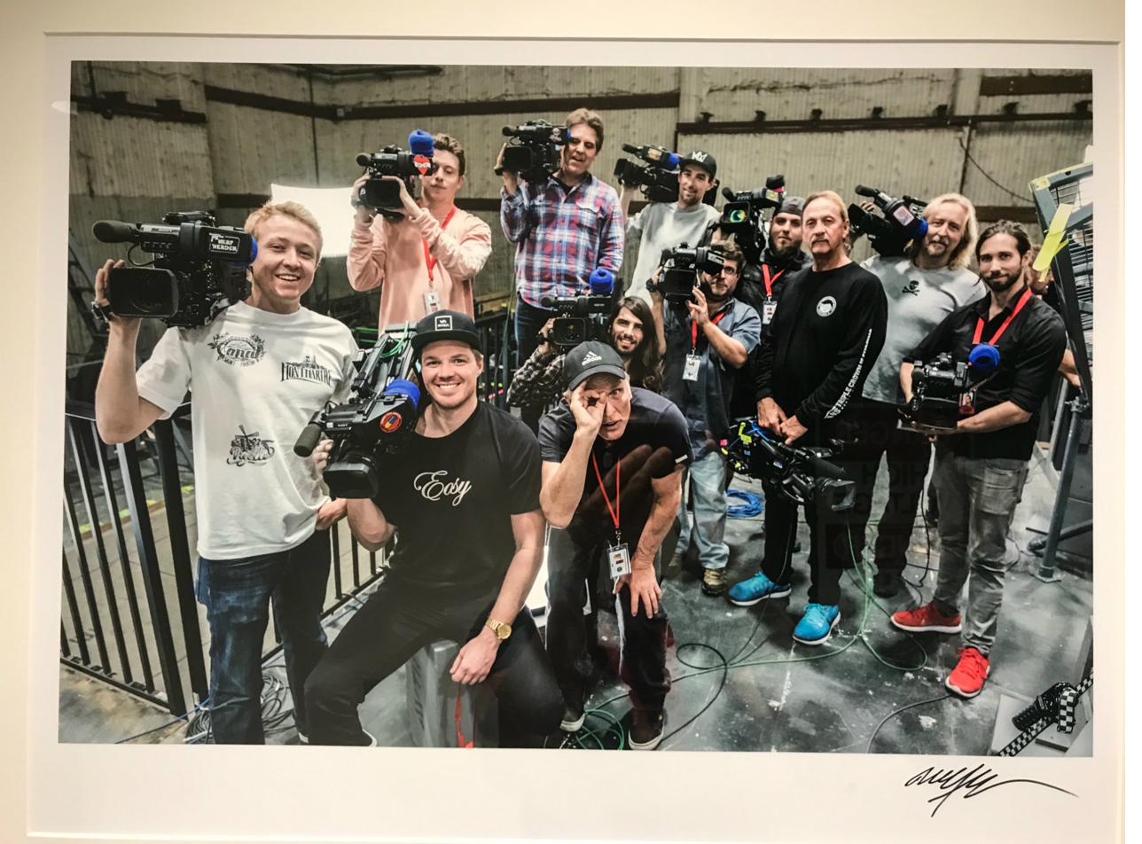 The original Reference Camera team — every operator holding their Sony camera on the performance capture volume