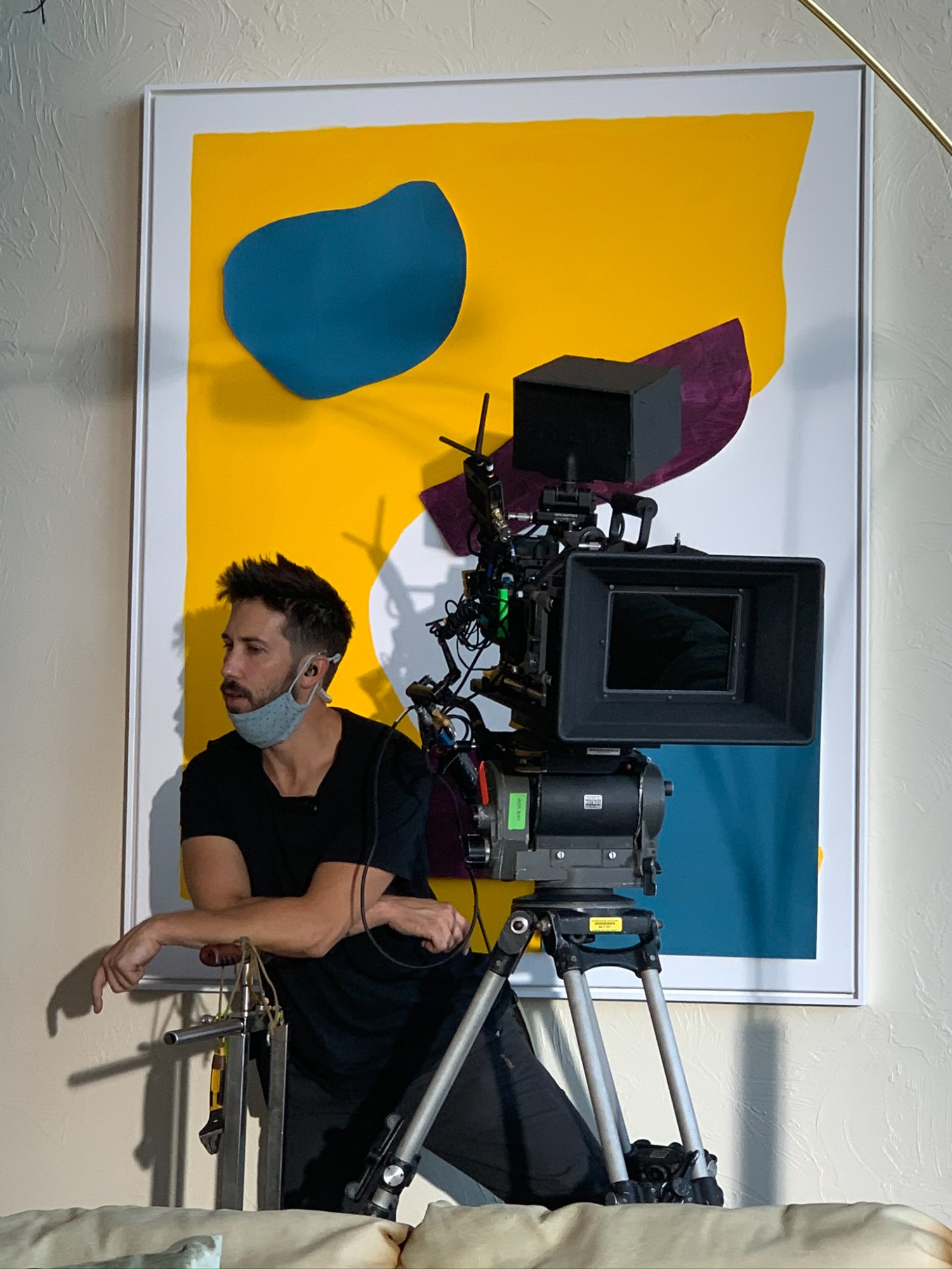 Nathan operating the RED Gemini inside the mansion