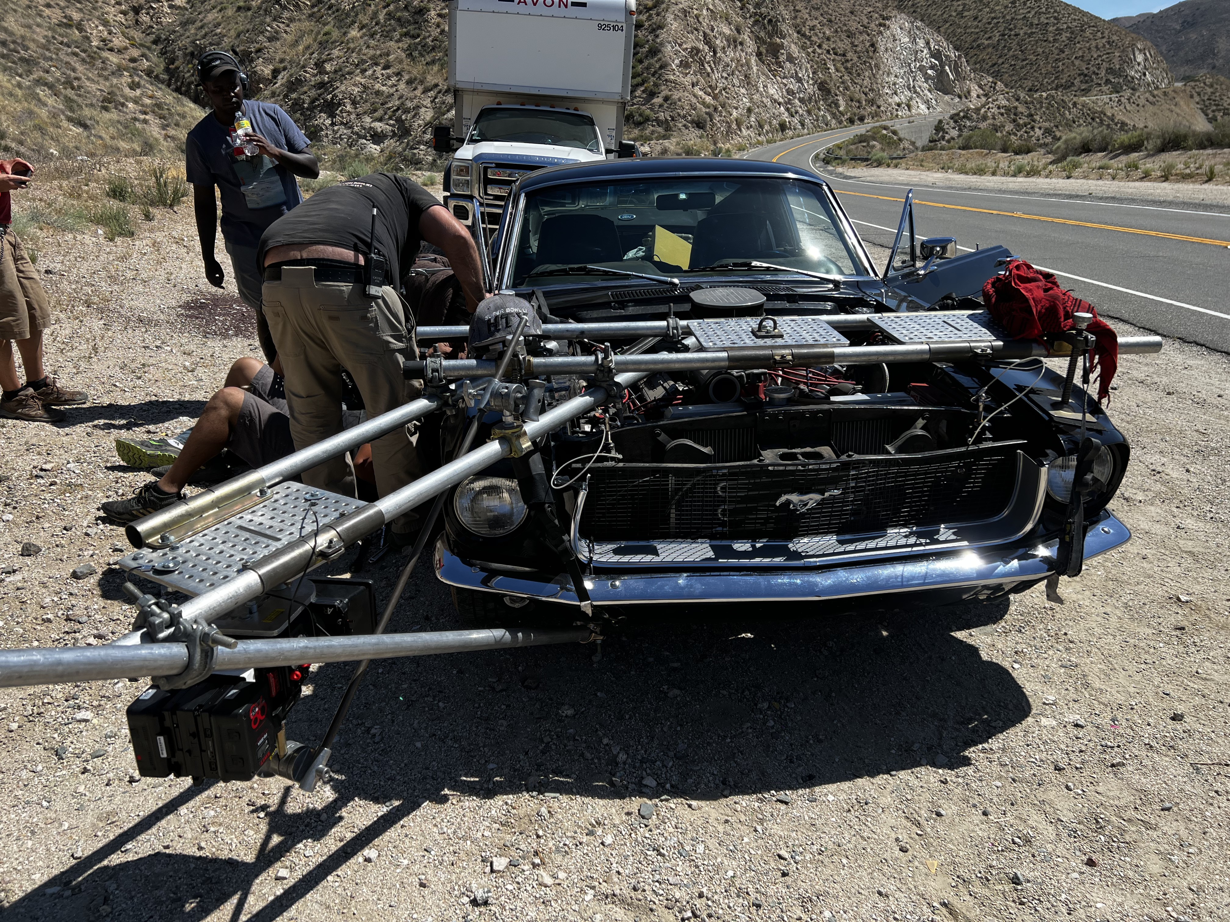 Car rig setup on Helmet